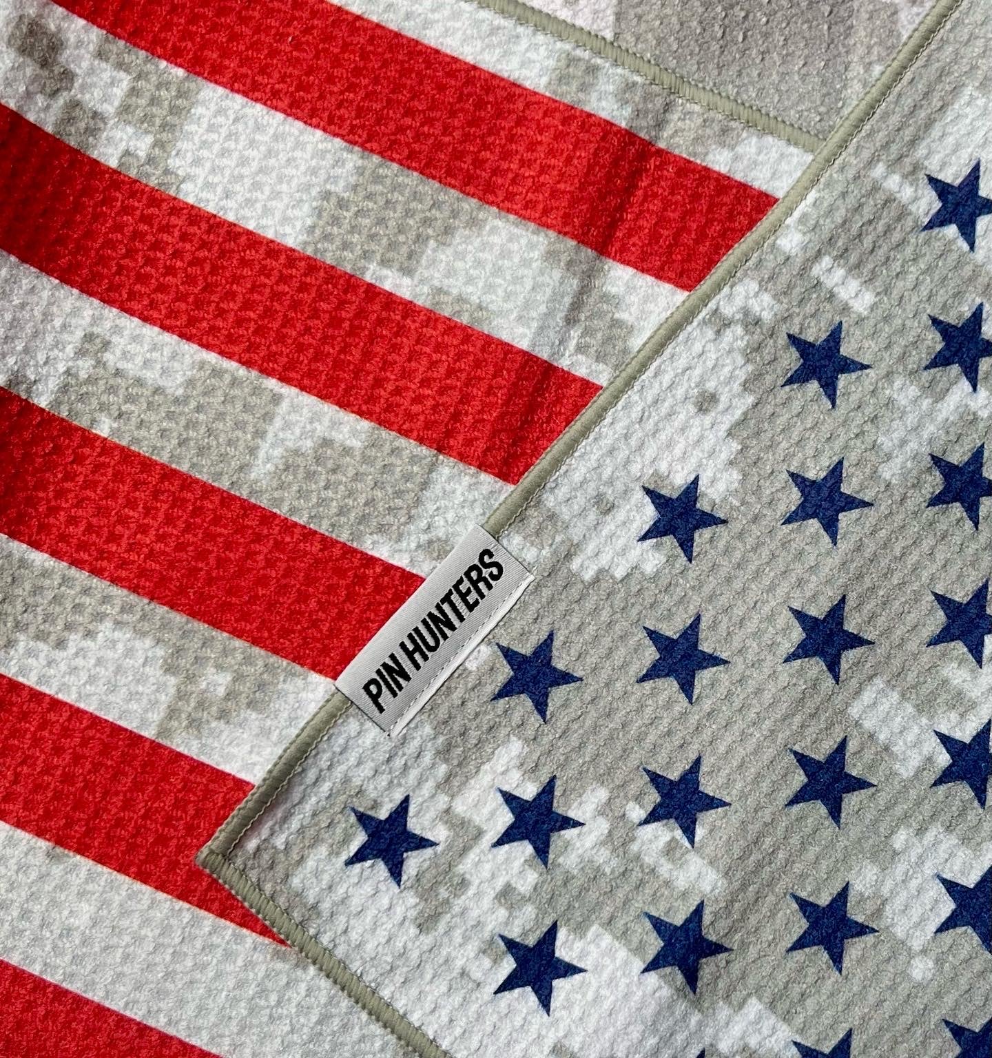 American Flag Golf Towel – USA Camo