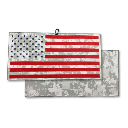 American Flag Golf Towel – USA Camo