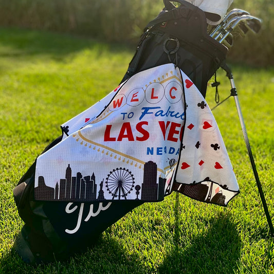 Las Vegas Sign Golf Towel