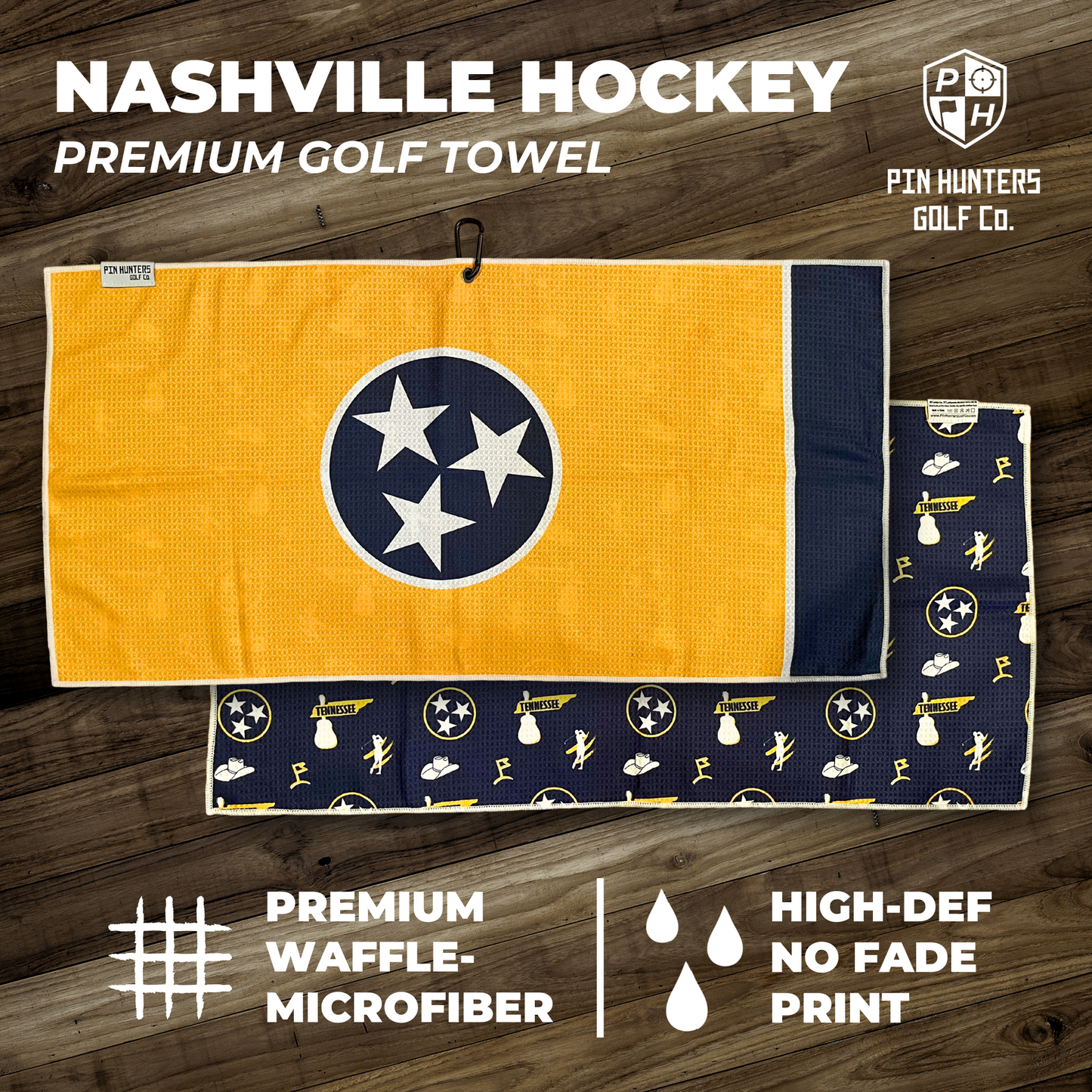 Nashville Hockey Golf Towel