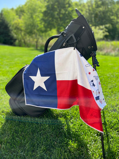 Texas Flag Golf Towel