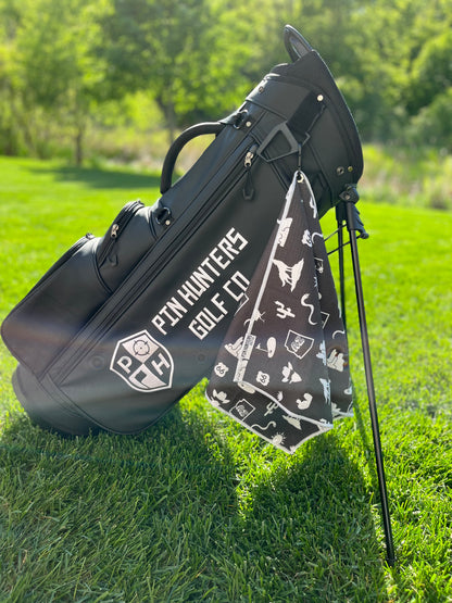 Arizona Pattern Golf Towel – Black Edition