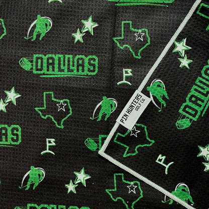 Dallas Hockey Golf Towel