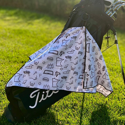 Minnesota Pattern Golf Towel