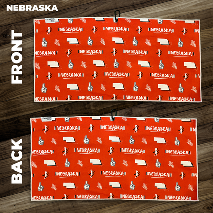 Nebraska Golf Towel