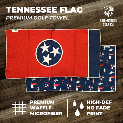 Tennessee Flag Golf Towel