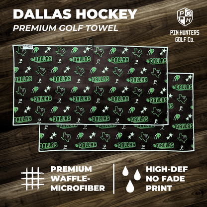 Dallas Hockey Golf Towel