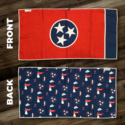 Tennessee Flag Golf Towel