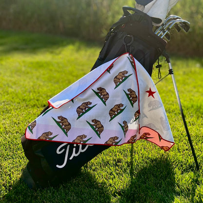 California Flag Golf Towel