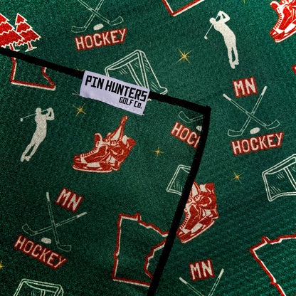 Minnesota Hockey Golf Towel