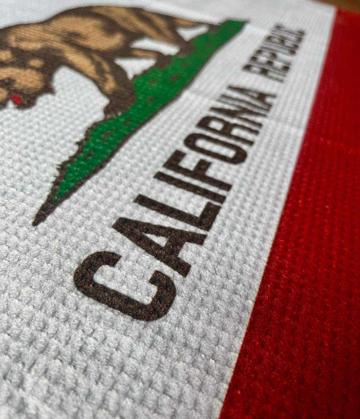 California Flag Golf Towel