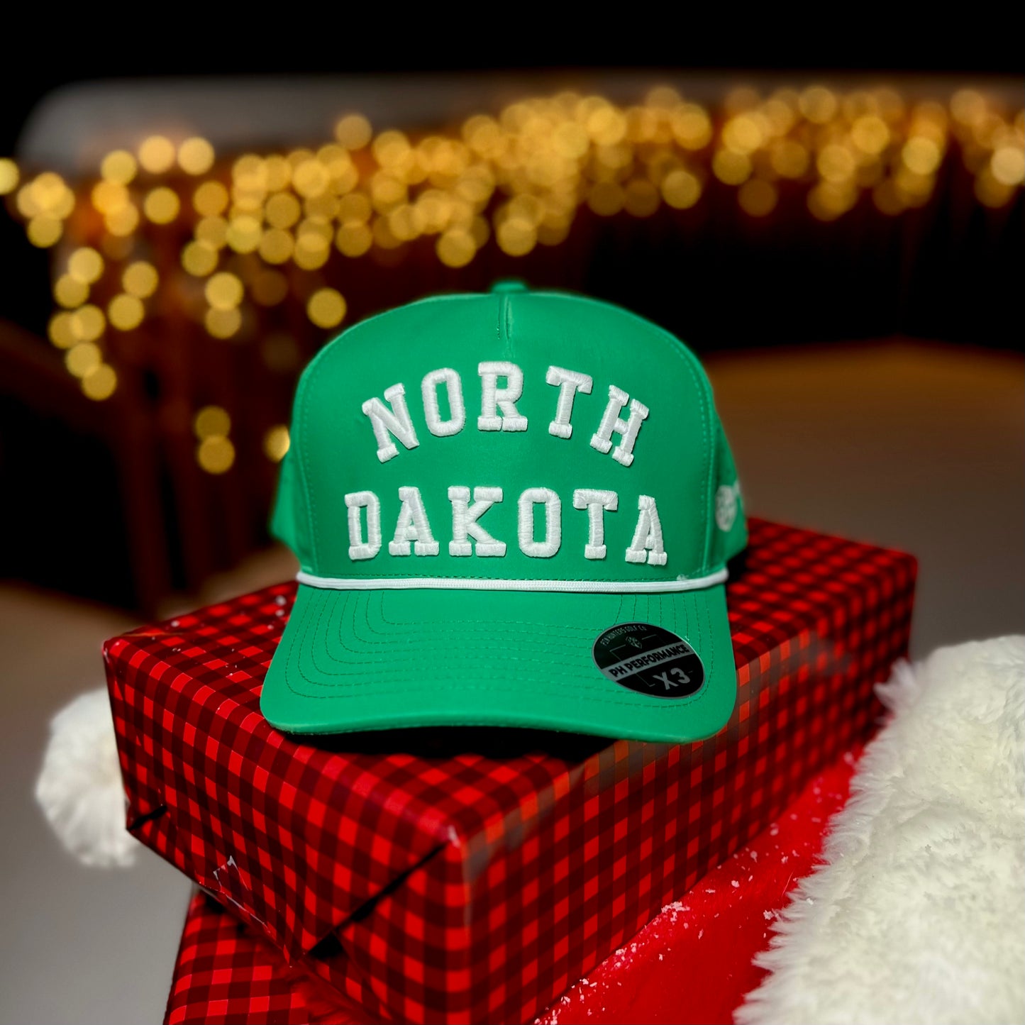 North Dakota Performance Hat - Green