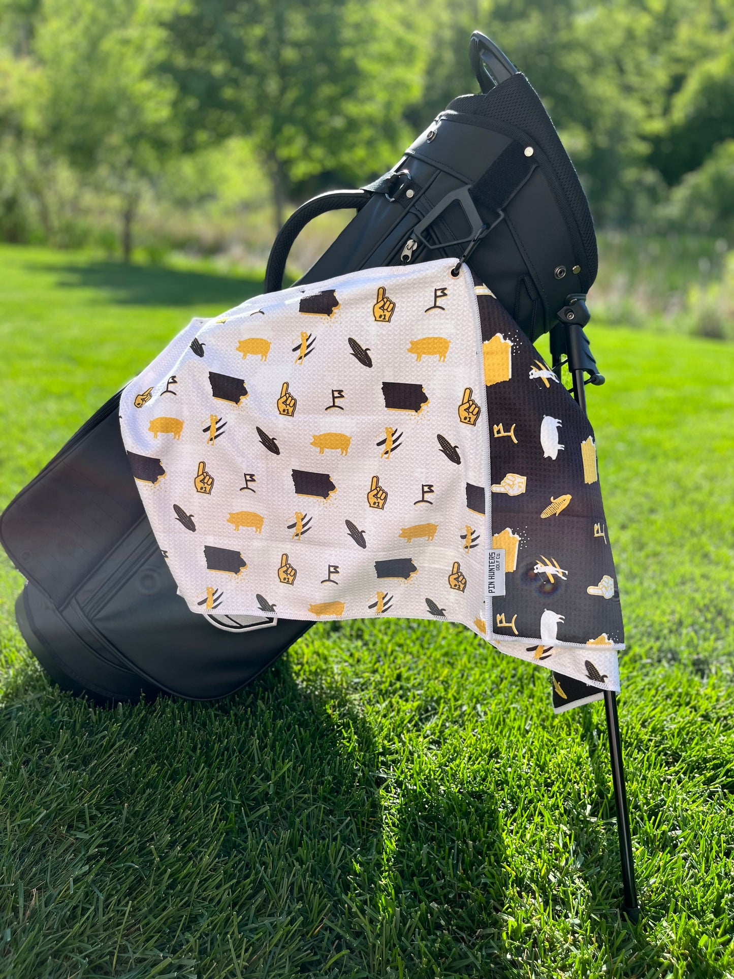 Iowa Pattern Golf Towel