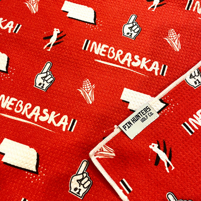 Nebraska Golf Towel